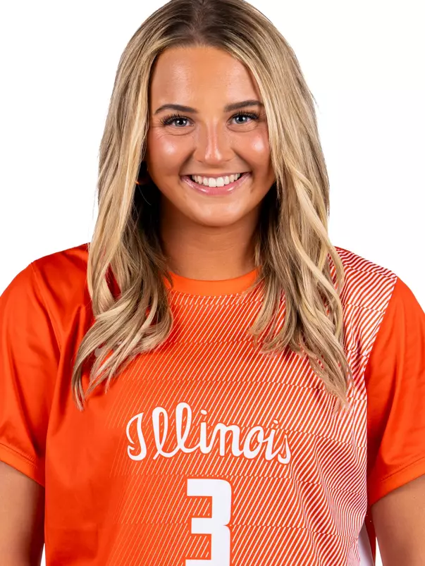July 22, 2026 - Headshot for Lauren Seppi (#3) - Champaign, IL. Photo by Ashley Ray/Fighting Illini