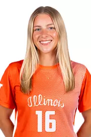July 22, 2026 - Headshot for Ashley Stellon (#16) - Champaign, IL. Photo by Ashley Ray/Fighting Illini