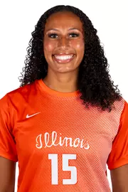 July 22, 2026 - Headshot for Ashleigh Vizek (#15) - Champaign, IL. Photo by Ashley Ray/Fighting Illini