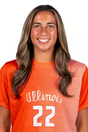 July 22, 2026 - Headshot for Alyssa White (#22) - Champaign, IL. Photo by Ashley Ray/Fighting Illini