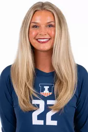 July 29, 2026 - Headshot for Ava Wysocki (#22) - Champaign, IL. Photo by Ashley Ray/Fighting Illini