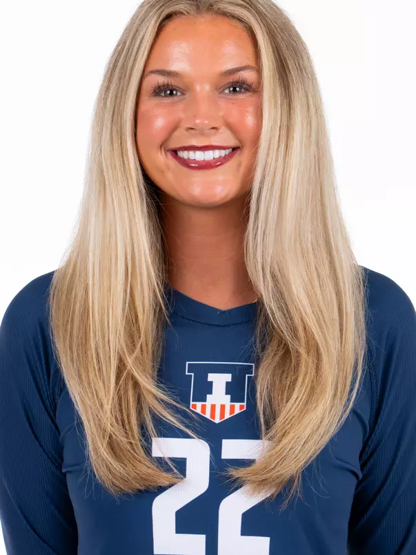 July 29, 2026 - Headshot for Ava Wysocki (#22) - Champaign, IL. Photo by Ashley Ray/Fighting Illini