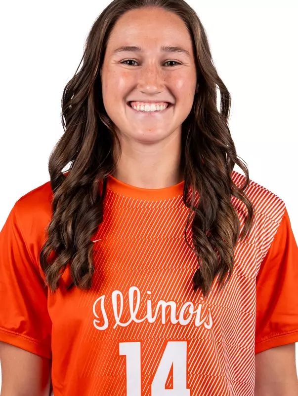 July 22, 2026 - Headshot for Bella Zanoni (#14) - Champaign, IL. Photo by Ashley Ray/Fighting Illini
