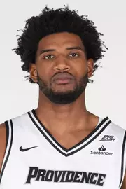Men's basketball player Arrinten Page head shot