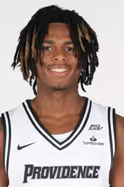 Men's basketball player Javon Bardwell head shot