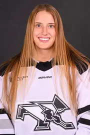 Women's ice hockey player Reese Strauts head shot