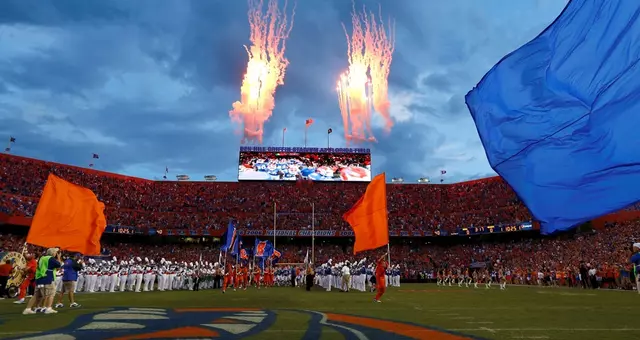 Ben Hill Griffin Stadium - Entrance Fireworks