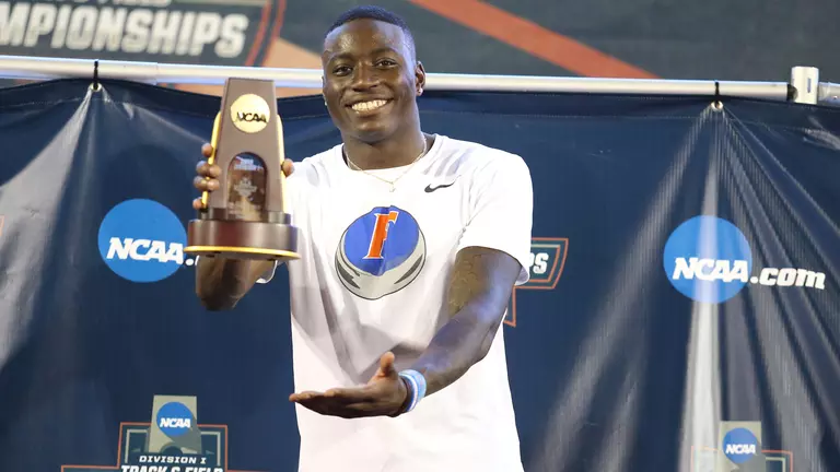 Grant Holloway, 2019 NCAA 110M hurdles champion