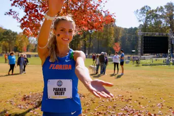 Parker Valby Wins Cross Country SEC Title