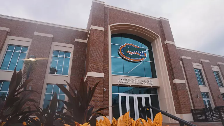 Heavener Football Training Center front entrance