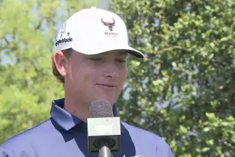 Noah Kent Media Availability at The Masters