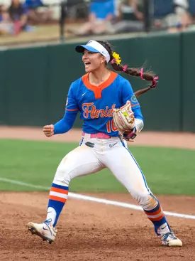 during the Gators' game against Marshall on Saturday, February 14, 2026 at Katie Seashole Pressly Softball Stadium in Gainesville, FL / UAA Communications photo by Hannah White
