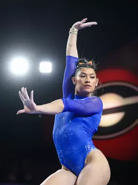 during the Gators' meet against the Georgia Bulldogs on Friday, February 20, 2026 at Stegman Coliseum in Athens, GA / UAA Communications photo by Hannah White