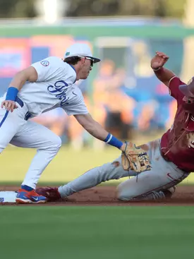 during the Gators' game against the Florida State Seminoles on Tuesday, March 10, 2026 at Condron Family Ballpark in Gainesville, FL / UAA Communications photo by Hannah White