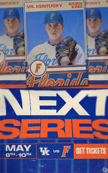 Florida Baseball Next Series May 8-10 vs Kentucky | Get Tickets