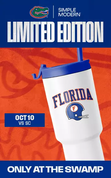 Simple Modern cup with retro Gators helmet and wordmark | Limited Edition Only at The Swamp