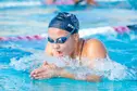 GCU swimmer practicing breaststroke
