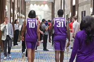 Henley and Owusu-Anane at MW Media Day