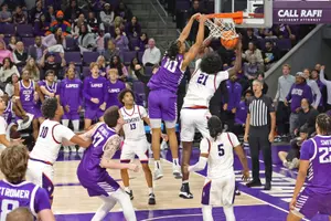 Phoenix, AZ Nov. 21, 2025: The Lopes earn a 85-72 win over Northwestern State at Global Credit Union Arena. David Kadlubowski / GCU