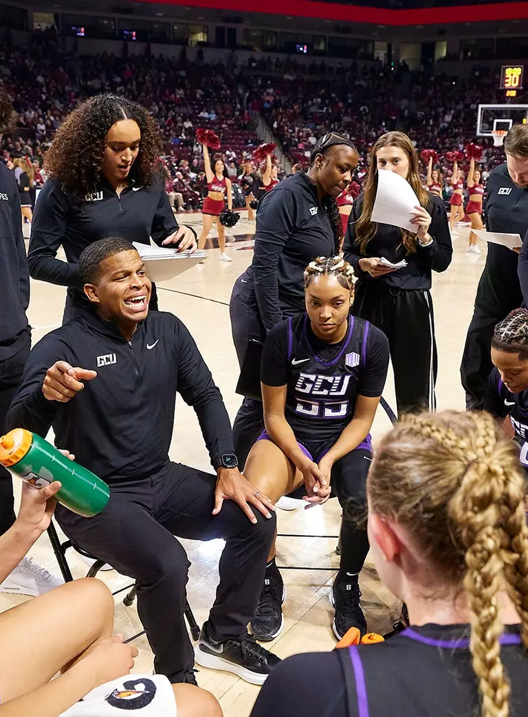Columbia, SC Nov. 2, 2025 : The Lopes fall to three time national champion South Carolina 54-94 at Colonial Life Arena In Columbia, SC. David Kadlubowski/GCU