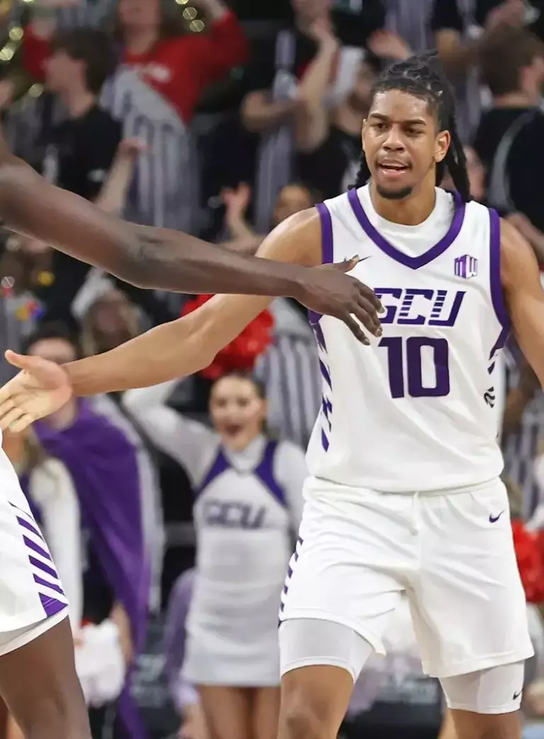 Phoenix, AZ Dec. 2, 2025: The Lopes secure a 67-45 win over Stetson at Global Credit Union Arena. David Kadlubowski/GCU