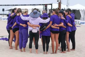 team huddle at Huntington