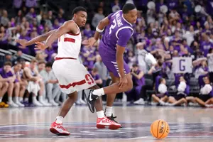 Palm Desert, CA Nov. 26 2024 : The Lopes secure a 78-71 win over Stanford in the 2024 Men's Acrisure Holiday Classic at Acrisure Arena in Palm Desert, CA. David Kadlubowski/GCU