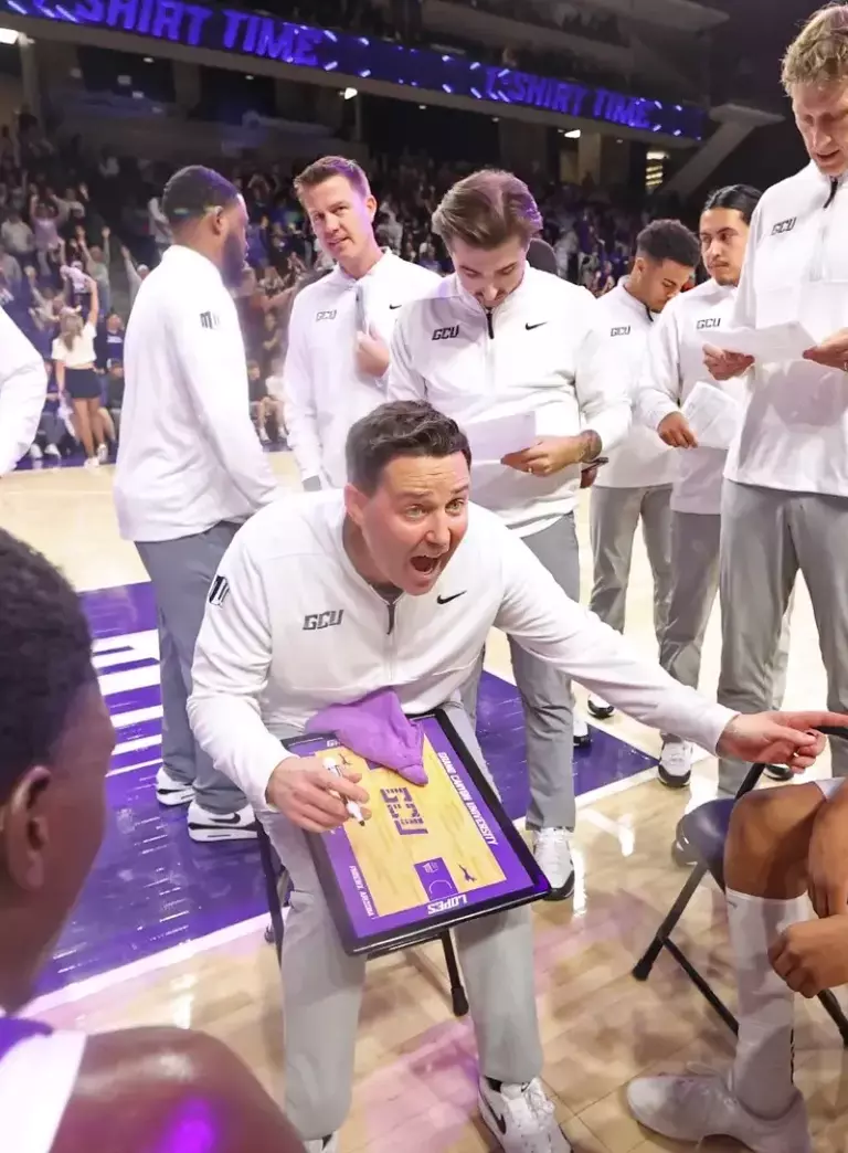 Phoenix, AZ Dec. 22, 2025: The Lopes win 91-78 over IU Indy at Global Credit Union Arena. David Kadlubowski/GCU