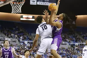 Reno, NV Jan. 27, 2026: The Lopes fall 60-66 to Nevada at the Lawlor Events Center In Reno, Nevada. David Kadlubowski/GCU