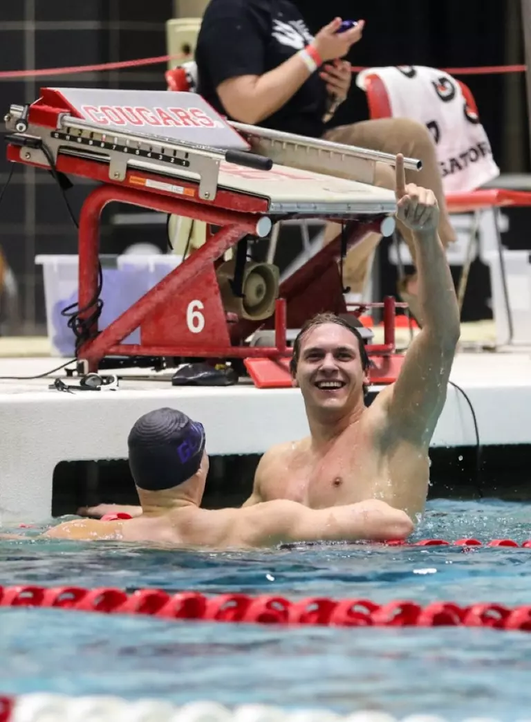 carter and jasu celebrating after iM final