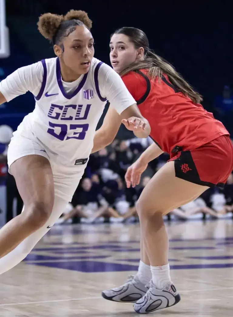 Phoenix, AZ Feb. 4,, 2026: The Lopes win 57-44 against San Diego State at Global Credit Union Arena