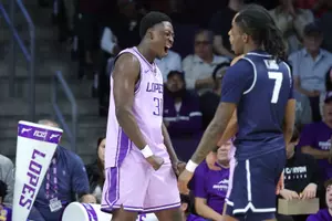 Phoenix, AZ Jan. 147 2026: The Lopes earn a 84-74 win over Utah State at Global Credit Union Arena. David Kadlubowski/GCU