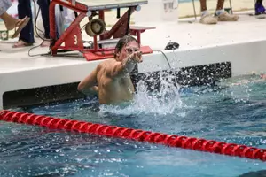 dooling celebrating after race