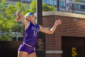 decker serving in firstt career win