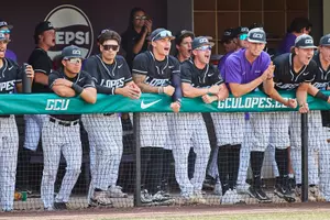 baseball team dugout celebration