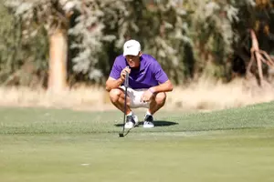 Grand Canyon men's golf competes in day two of the Cowboy Classic at the Ak-Chin Southern Dunes golf course in Maricopa, Ariz.