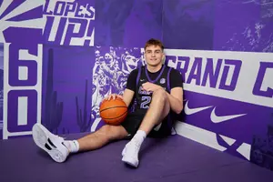 Phoenix, AZ : April 14, 2026: Men's basketball recruit Blake Barkley. David Kadlubowski/GCU