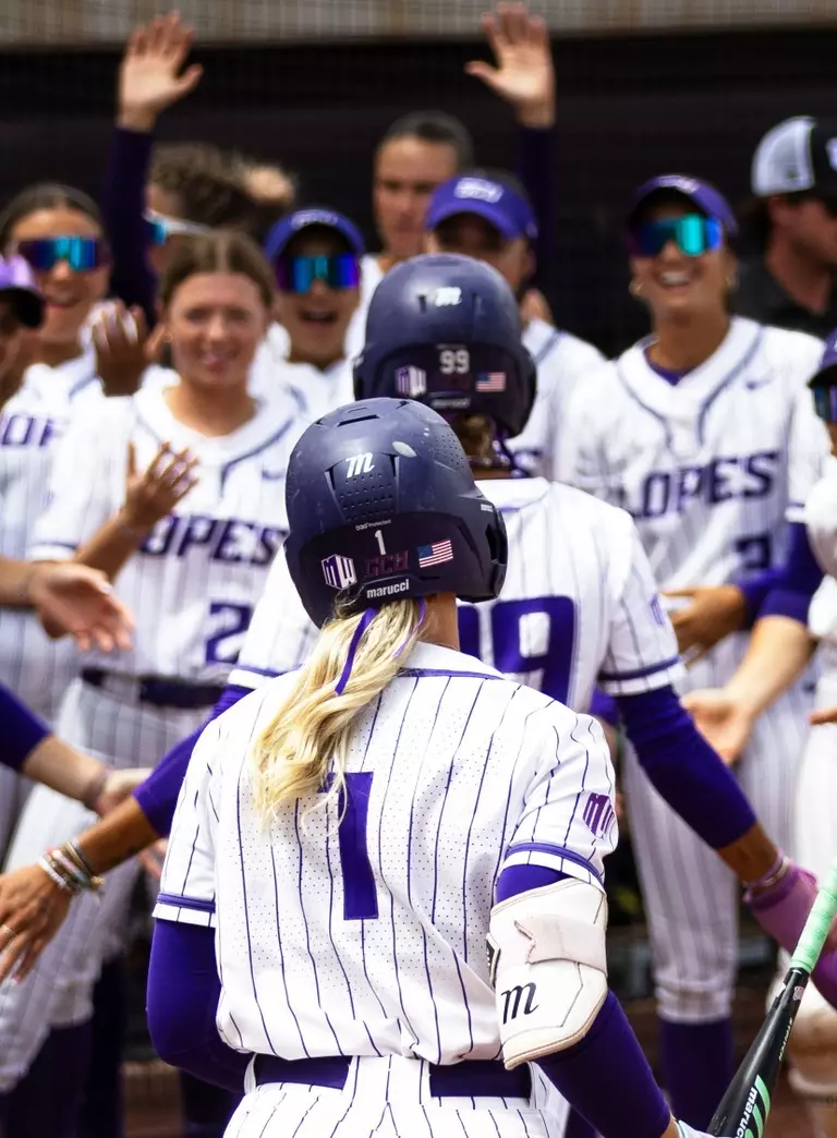 Trinity Martin home run celebration