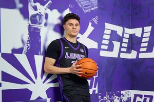 Phoenix, AZ : April 15, 2026: Men's basketball recruit Dylan Darling. David Kadlubowski/GCU