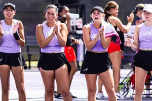 Women's tennis foursome