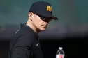 Missouri Tigers head coach Steve Bieser prior to the game against the Baylor Bears in game one of the 2020 Shriners Hospitals for Children College Classic at Minute Maid Park on February 28, 2020 in Houston, Texas. The Bears defeated the Tigers 4-2. (Brian Westerholt/Four Seam Images via AP)