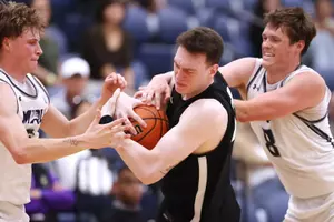 Vancouver, BC August 4, 2026: The lopes top Mount Royal 83-65 during their exhibition game in Vancouver, BC. David Kadlubowski/GCU