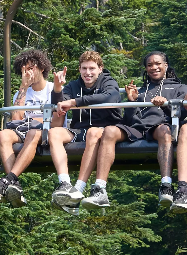 Players at Grouse Mountain