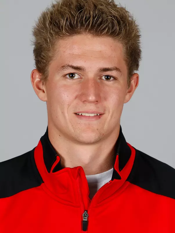 Georgia swimmer Aaron Apel poses for a portrait in Butts-Mehre Heritage Hall in Athens Ga., on Tuesday, Sept., 11 2018. (Photo by Kristin M. Bradshaw)