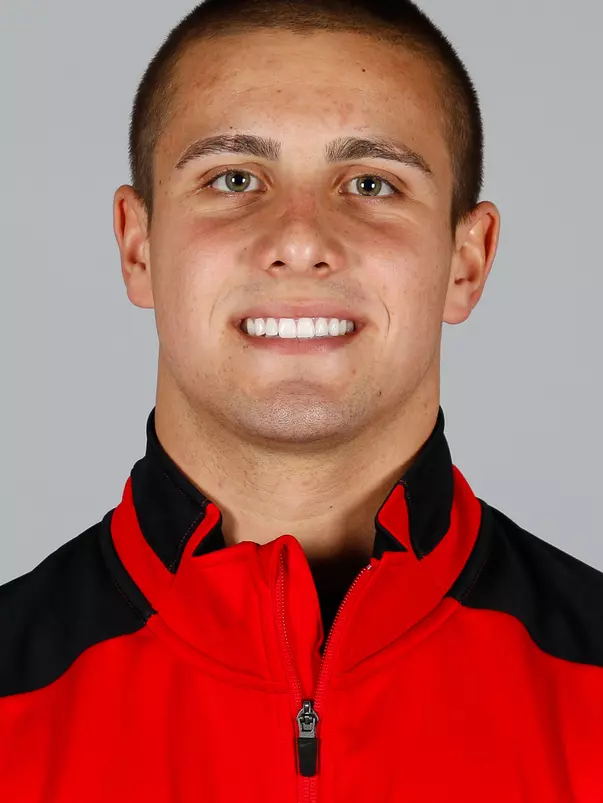 Georgia swimmer Luke Durocher poses for a portrait in Butts-Mehre Heritage Hall in Athens Ga., on Tuesday, Sept., 11 2018. (Photo by Kristin M. Bradshaw)
