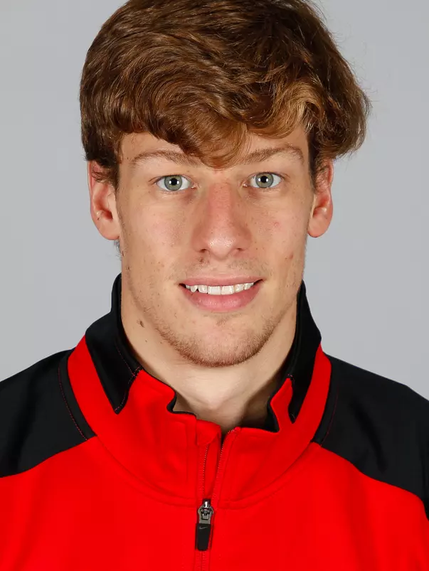 Georgia swimmer Clayton Forde poses for a portrait in Butts-Mehre Heritage Hall in Athens Ga., on Tuesday, Sept., 11 2018. (Photo by Kristin M. Bradshaw)