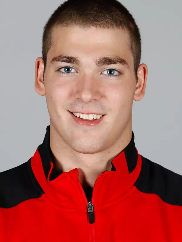 Georgia swimmer Caleb Harrington poses for a portrait in Butts-Mehre Heritage Hall in Athens Ga., on Tuesday, Sept., 11 2018. (Photo by Kristin M. Bradshaw)