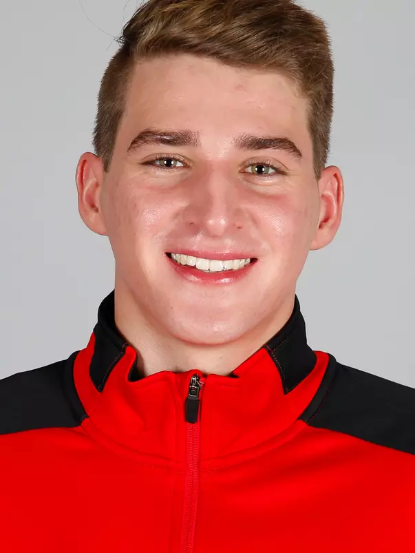 Georgia swimmer Grant Norgan poses for a portrait in Butts-Mehre Heritage Hall in Athens Ga., on Tuesday, Sept., 11 2018. (Photo by Kristin M. Bradshaw)