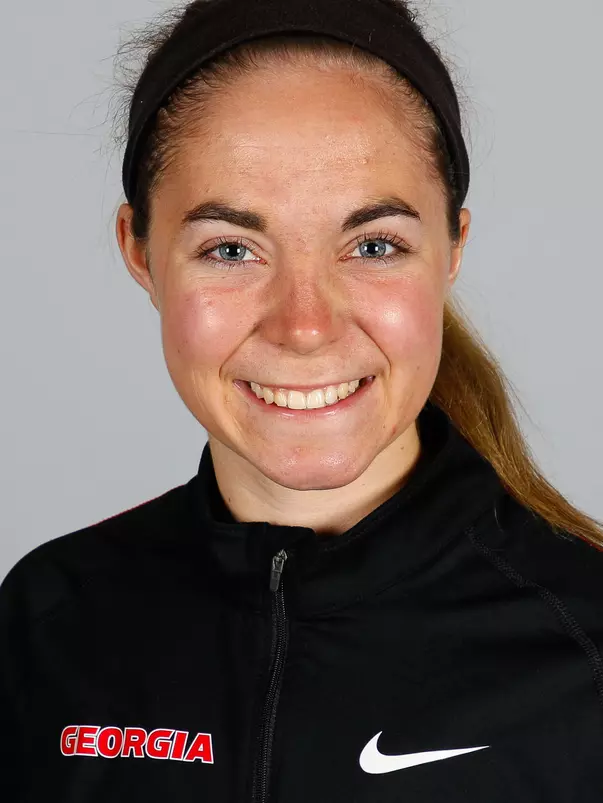 Georgia track and field Sam Drop poses for a portrait in Butts-Mehre Heritage Hall in Athens, Ga., on Wednesday, Nov., 7, 2018. (Photo by Kristin M. Bradshaw)
