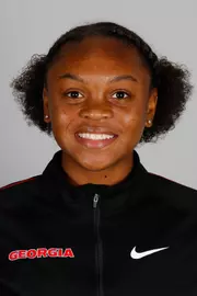 Georgia track and field Sterling Lester poses for a portrait in Butts-Mehre Heritage Hall in Athens, Ga., on Wednesday, Nov., 7, 2018. (Photo by Kristin M. Bradshaw)